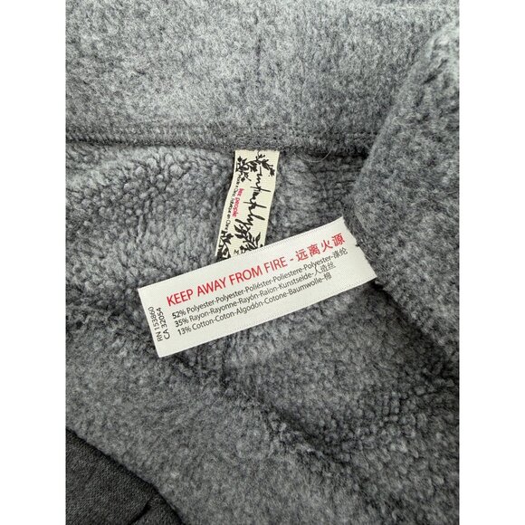 NWT Free People Washed Gray Sweater Shorts Set | Athleisure Indie Lounge Boho L - Picture 16 of 16
